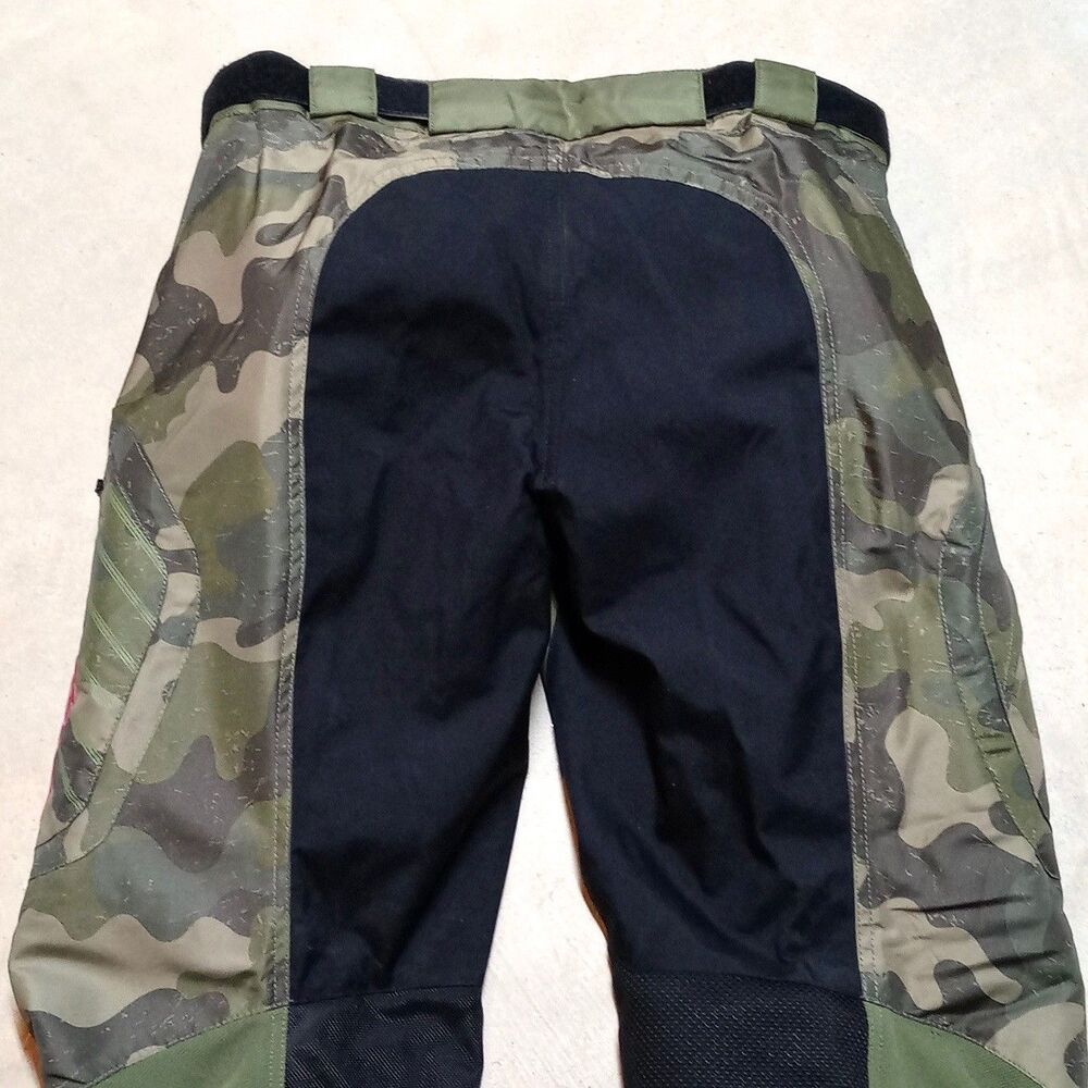 Fox Dakota Women’s Camo Motocross Racing Pants Size 11/12 Green Pink - Picture 5 of 11
